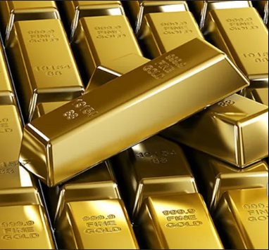 Refined gold bars produced by Africana Gold refinery